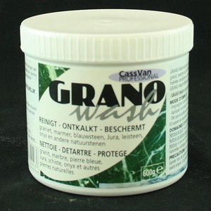GranoWash REINIGT - ONTKALKT - BESCHERMT graniet, marmer, blauwsteen, Jura, leisteen, onyx en andere natuurstenen 600g