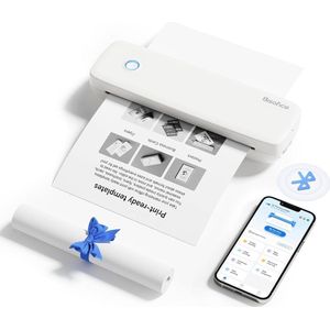 Draagbare Thermische Printer - Bluetooth A4 Monochroom voor Mobiele Telefonen en PC