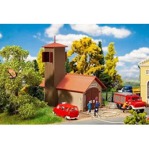 Faller - Fire brigade engine house - FA131383 - modelbouwsets, hobbybouwspeelgoed voor kinderen, modelverf en accessoires