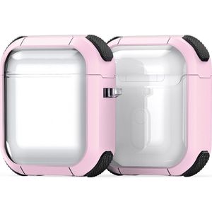 Mobigear Hoesje geschikt voor Apple AirPods 1 Hardcase Hoesje | Mobigear Shockproof - Roze