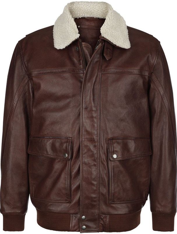 Babista - ZELVENTO - Leren Jack - Bruin