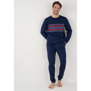 Damart - Pyjama fleece Thermolactyl - Mannen - Blauw - S