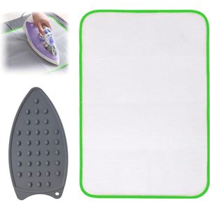 Siliconen strijkmat - Warmte-isolerende strijkmat - Draagbare strijkmat - Thermische veiligheidsbescherming .