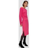 s.Oliver - BLACK LABEL - Jurk - Pink - Gevoerde Zoom, Rug Rits, Zijdelingse Inkepingen, Jersey