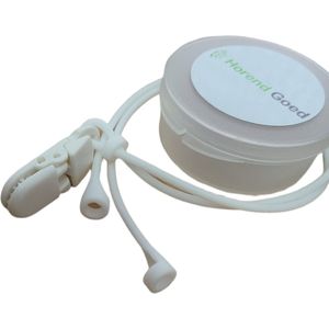 Horend Goed koordje voor hoortoestel wit