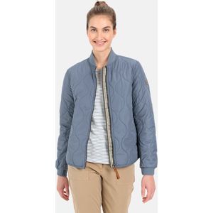 camel active Korte gewatteerde jas van gerecycled polyester - Maat womenswear-44 - Smoke Blauw