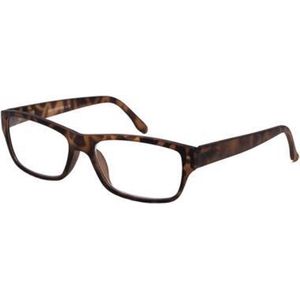 Leesbril Uni donker havanna matt +1.5