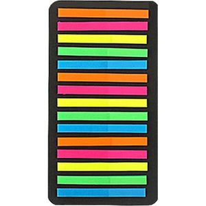 Scoby - Sticky Notes in Diverse Kleuren - Index Tabs 300 Stuks - Organiseer Efficiënt - 5 Kleuren - Zelfklevend