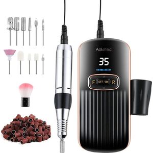 Draagbare elektrische nagelpolijstmachine 35000 RPM - Professionele manicure en pedicure kit