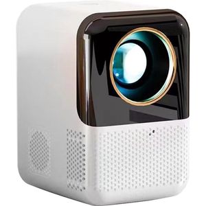 Miniprojector X10 - Draagbare Smart TV-projector - 4K-ondersteuning - 180 ANSI Lumen - 5GWiFi Bluetooth - Homevideoprojector - Wit