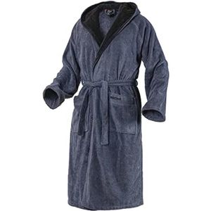 Badjas voor Dames en Heren met Capuchon van Fijn Katoen - Pluizige Kimono in Diverse Kleuren en Maten S - 8XL