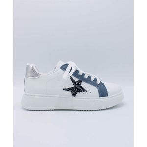 Sneaker - Ster - Denim Blauw - Maat 39