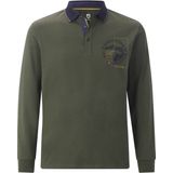 Jan Vanderstorm - OLSLAND - Poloshirt - Olijf - Lange Mouwen