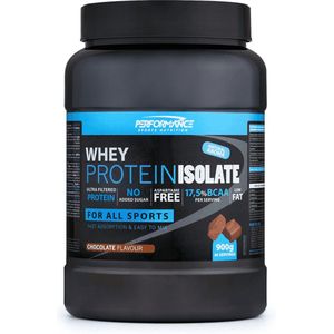 Performance - Whey Protein Isolate (Chocolate - 900 gram) - Eiwitshake - Eiwitpoeder - Eiwitten - Sportvoeding - 30 shakes