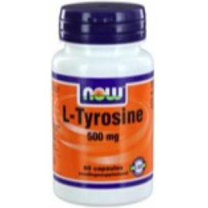 Now L-Tyrosine 500 mg Capsules 60 st