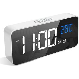 Digitale Wekker met LED Temperatuurweergave en 10 Wekgeluiden
