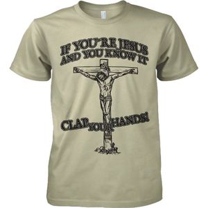 Hybris If You're Jesus-Clap Your Hands! Khaki-S