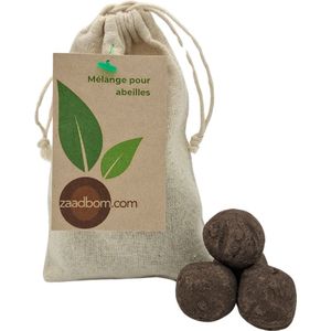 Bombes à graines (10) dans un sachet : Mélange pour abeilles – Bombes à graines – Bombes florales – Cadeau bombes à graines – Bombes fleuries – Bombes de semences – Seedbombs