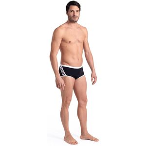 Arena Zwemboxer Icons Low Waist Short Solid Zwart/Wit
