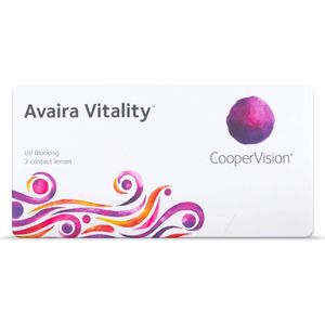 -2.50 - Avaira Vitality™ - 3 pack - Maandlenzen - BC 8.40 - Contactlenzen