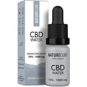 Nature Cure Wateroplosbare CBD 10% - 1000 mg- Broad Spectrum  10 ml