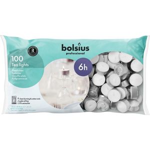 Bolsius Waxinelichtjes - 100 Stuks - Wit - theelichtjes