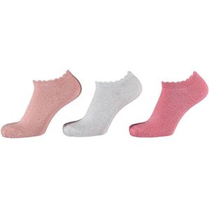 iN ControL 3pack LUREX sneakersocks pink 35/38