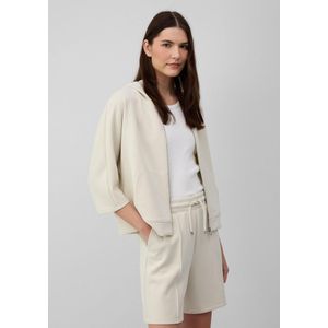 Sweatshirt - Cropped Sweatjack - Relaxte Pasvorm - Vleermuismouwen