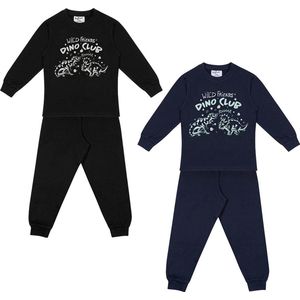 Fun2Wear - Dino Club | Navy meisjes jongens - Katoen - Maat 152