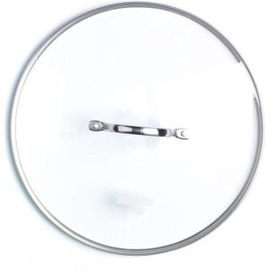 GreenPan universele glazen deksel 20cm - transparant - verhard glas - RVS