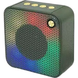 AnyPrice® Bluetooth RGB Speaker Groen - Draadloos en Draagbaar - Waterproof - Met Microfoon en USB-C Kabel