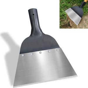 Tuinschep Stalen schoonmaakschep, 21 cm multi-reinigingsschep, tuinhelper, geschikt voor landbouw en tuin, onkruid, sneeuwscheppen, ontdooien, buiten, thuis, boerderij