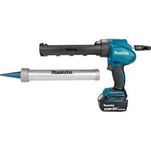 Makita DCG180RMEX 18V Li-Ion Accu lijm- en kitspuit set (2x 4.0Ah accu) incl. kokerhouder- en worsthouder in koffer