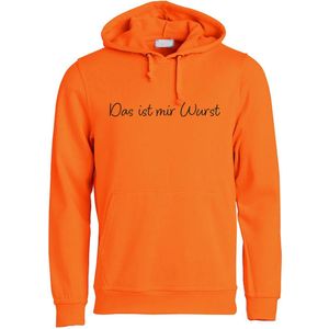 Das ist mir wurst Oranje Hoodie | Nederlands Elftal | EK Duitsland | Voetbal | Unisex | Trui | Sweater | Hoodie | Capuchon