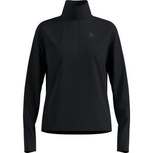 Odlo - ESSENTIAL THERMAL - Dames Sporttrui - Zwart - Mid Layer 1/2 Zip