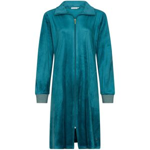Pastunette - Sangria Nights - Badjas - Blauw - Velours - Rits