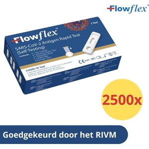 FlowFlex Covid-19 Zelftest – 2500 stuks – Voordeelverpakking – RIVM