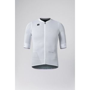 Gobik Infinity Korte Mouw Wielertrui Wit L Man,Vrouw