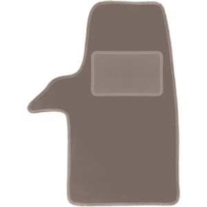 Beige bestuurdersmat voor: Volkswagen Transporter T5 bestelwagen (2003-2015)