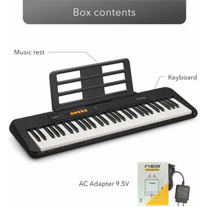 61-toetsen Keyboard met Begeleidende Automaat en USB-Aansluiting