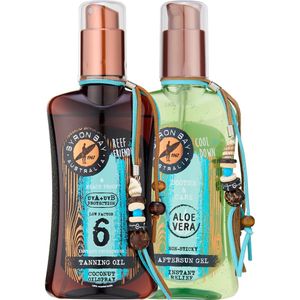 Byron Bay Coconut Oilspray SPF 6 & Aftersun Cooling Aloe Vera Gel