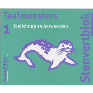 Stenvert, Taal, Taalmeesters 1, Antwoorden, groep