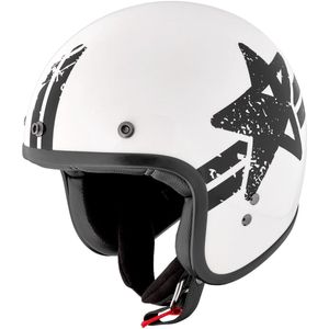 Peroz Jidre B2R Wit Zwart Jethelm - Maat L - Helm