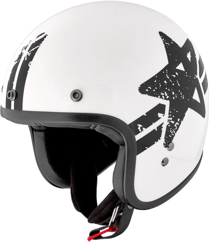 Peroz Jidre B2R Wit Zwart Jethelm - Maat L - Helm