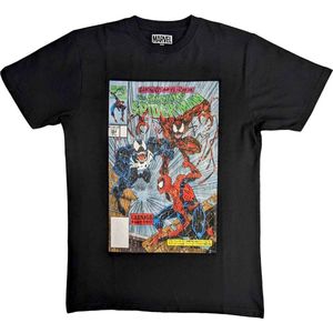Marvel SpiderMan - Venom & Carnage Heren T-shirt - S - Zwart