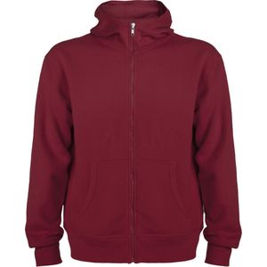 Donker Rood sweatshirt met rits en capuchon model Montblanc merk Roly maat XXL