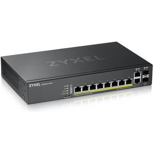 Zyxel GS2220-10HP-EU0101F netwerk-switch Managed L2 Gigabit Ethernet (10/100/1000) Power over Ethernet (PoE) Zwart