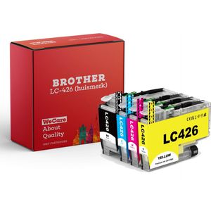 4-pack | Inkt cartridges - Alternatief Brother LC-426XL LC 426 bk/c/m/y multipack inktcartridges o.a.Brother MFC-J4335DW MFC-J4340DW MFC-J4535DW MFC-J4540DW lc-426val