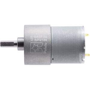 10:1 Metal Gearmotor 37Dx50L mm 24V (Helical Pinion) Pololu 4689