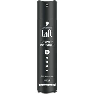 Taft - Power Invisible 5 - Haarspray - Onzichtbare hold - 250 ml - 1 stuk